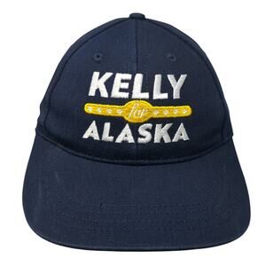 Kelly for Alaska Baseball Cap Blue One Size Adjustable Embroidered Competition